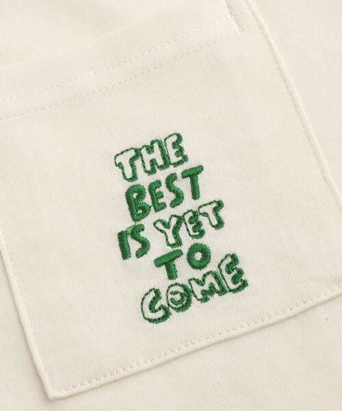 BREEZE(ブリーズ)の「【WEB限定】刺繍ワッペンTシャツ_80~150サイズ(Tシャツ/カットソー・キッズ・チャコール/グリーン/ブルー/オフホワイト・110/120/80/130/140/150/90/100)」の17枚目の写真