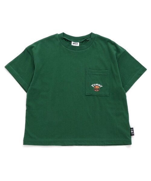 BREEZE(ブリーズ)の「【WEB限定】刺繍ワッペンTシャツ_80~150サイズ(Tシャツ/カットソー・キッズ・チャコール/グリーン/ブルー/オフホワイト・110/120/80/130/140/150/90/100)」の18枚目の写真