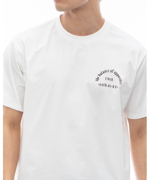 【セール】RVCA メンズ 【SURF TEE】 OLD ARCH SURF ST ラッシュガード 【2024年夏モデル】/ルーカ半袖サーフTシャツ(水着)（ラッシュガード）｜RVCA（ルーカ）