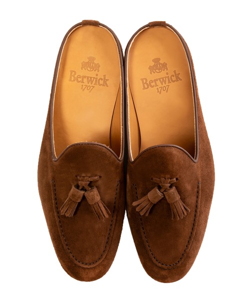 Berwick1707（バーウィック）の「Berwick バーウィック ローファー 5602 ゴム×レザーソール（ローファー・メンズ・ブラック/グレー/ブラウン・39/41/42/43/40）」の6枚目の写真