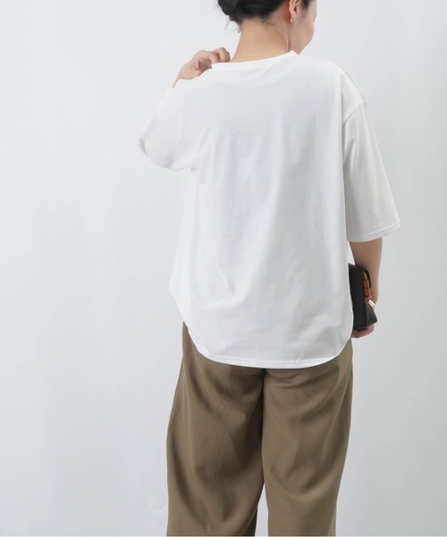tシャツ LC/LLL ドライペプラムVカットソー レディース セール】LC/LLL ドライペプラムVカットソー（Tシャツ/カットソー