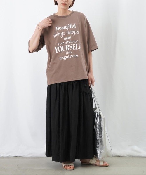 tシャツ LC/LLL ドライロゴラウンドTee レディース LADY LUCK LUCA tシャツ LC/LLL ロゴプリントチュニックTEE
