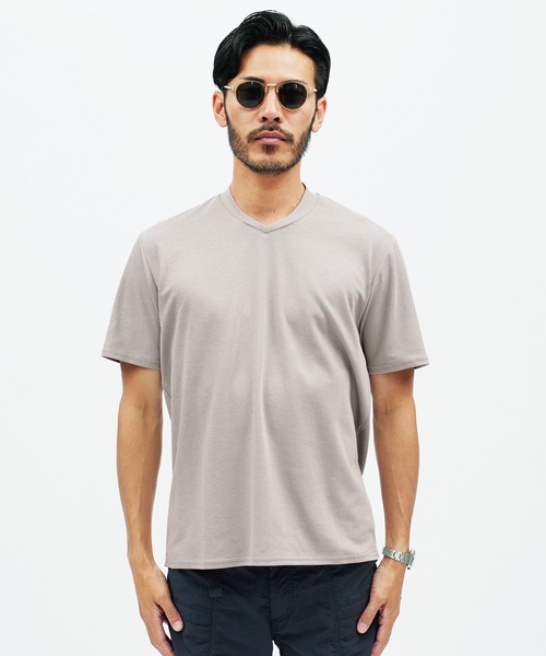 ジャケット専用 接触冷感半袖Tシャツカットソー（Tシャツ