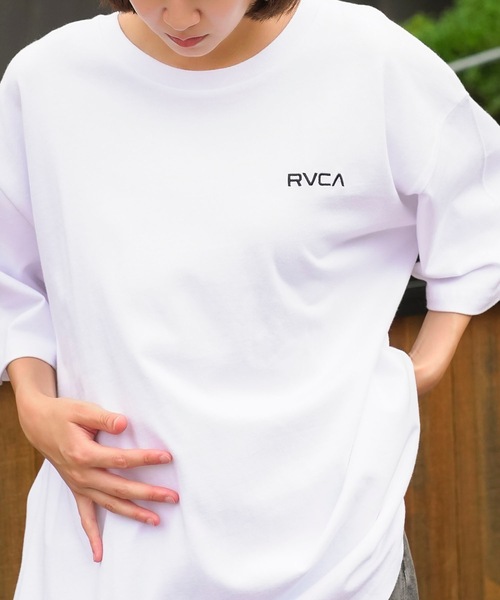 RVCA(ルーカ)の「RVCA メンズ 【AZUL】 CRUSH CIRCLE TEE Tシャツ 【2024年夏モデル】/ルーカアズールコラボ半袖Tシャツ(Tシャツ/カットソー・メンズ・ブラック/ホワイト・FREE)」の6枚目の写真
