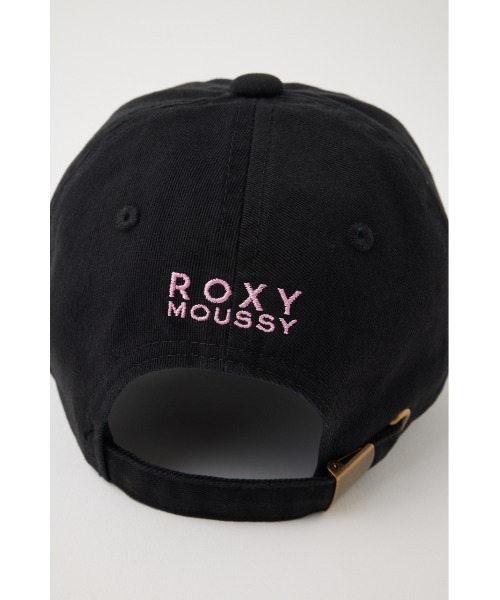 MOUSSY（マウジー）の「ROXY EMBROIDERY キャップ（キャップ・レディース・ブラック/ホワイト・FREE）」の7枚目の写真