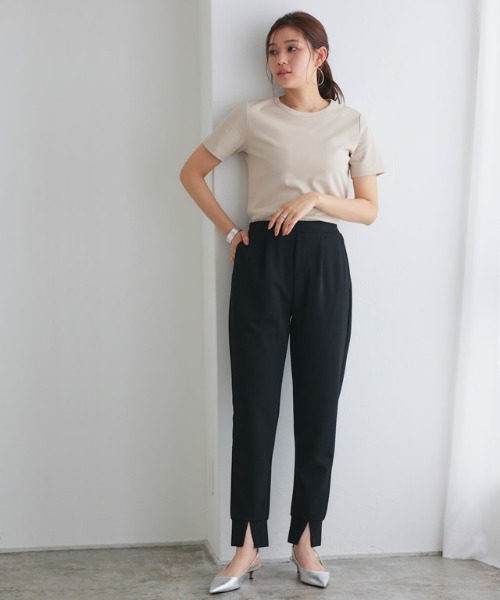 Pierrot(ピエロ)の「ストレッチスリットジョガーパンツ(その他パンツ・レディース・ネイビー/ブラック・TM/S/M/L/PM)」の16枚目の写真