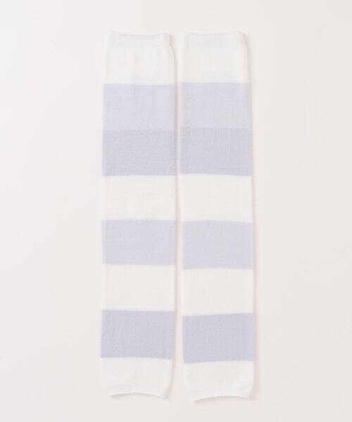 gelato pique（ジェラートピケ）の「スムーズィーlite3ボーダーレッグウォーマー（レッグウォーマー・レディース・ブルー/ピンク・FREE）」の8枚目の写真