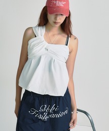 Asymmetric design bustier / アシンメトリーデザインビスチェ