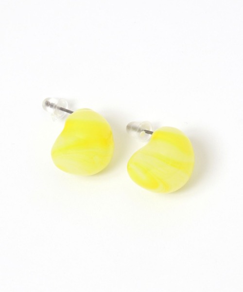 studio CLIP(スタディオクリップ)の「ガラス玉ピアス(ピアス(両耳用)・レディース・ブルー/イエロー/ホワイト・FREE)」の3枚目の写真