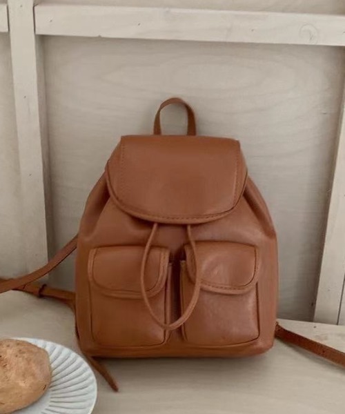 sakishimatokyo（サキシマトーキョー）の「フェイクレザー コンパクトリュック/バックパック/合皮（バックパック/リュック・レディース・ブラック/シルバー/ホワイト・FREE）」の10枚目の写真