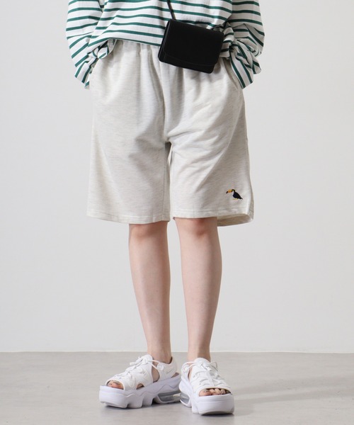 ACE(エース)の「ACE ミニ裏毛刺繍ハーフパンツ(その他パンツ・メンズ・オートミール/グリーン/ブラック/オリーブ/ブルー/杢グレー・M/L/LL)」の4枚目の写真