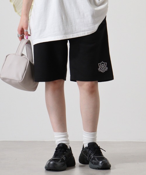 ACE(エース)の「ACE ミニ裏毛刺繍ハーフパンツ(その他パンツ・メンズ・オートミール/グリーン/ブラック/オリーブ/ブルー/杢グレー・M/L/LL)」の2枚目の写真