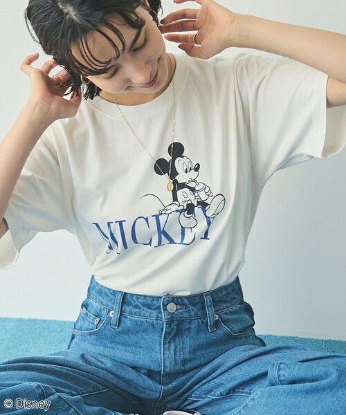 Disney(ディズニー)の「coen限定/Disney(ディズニー)アソートプリントTシャツ(WEB限定サイズ)(Tシャツ/カットソー・レディース・その他4/レッド/その他3/その他2/その他1/オフホワイト・M/XL/L)」の5枚目の写真