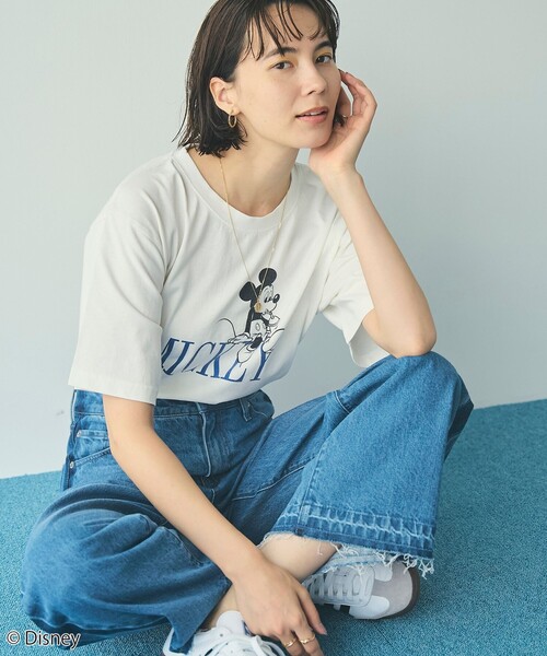 Disney(ディズニー)の「coen限定/Disney(ディズニー)アソートプリントTシャツ(WEB限定サイズ)(Tシャツ/カットソー・レディース・その他4/レッド/その他3/その他2/その他1/オフホワイト・M/XL/L)」の8枚目の写真