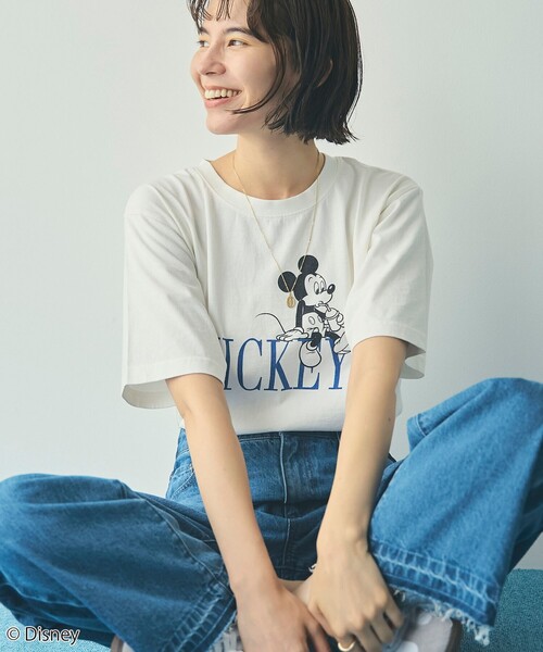Disney(ディズニー)の「coen限定/Disney(ディズニー)アソートプリントTシャツ(WEB限定サイズ)(Tシャツ/カットソー・レディース・その他4/レッド/その他3/その他2/その他1/オフホワイト・M/XL/L)」の9枚目の写真