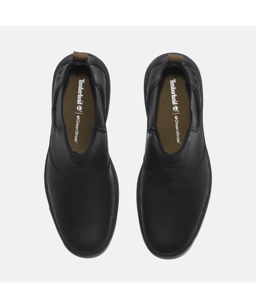 Timberland(ティンバーランド)の「メンズ アトウェルズ アベニュー ミッド チェルシー ブーツ - ブラック(ブーツ・メンズ・ブラック・26.5cm/26.0cm/25.5cm/25.0cm/29.0cm/28.5cm/28.0cm/27.5cm/27.0cm)」の2枚目の写真