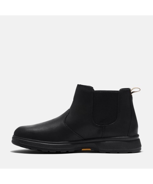 Timberland(ティンバーランド)の「メンズ アトウェルズ アベニュー ミッド チェルシー ブーツ - ブラック(ブーツ・メンズ・ブラック・26.5cm/26.0cm/25.5cm/25.0cm/29.0cm/28.5cm/28.0cm/27.5cm/27.0cm)」の5枚目の写真