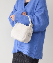 【MARCO MASI】ポーチ付きフェイクファーバッグ(Q46538)