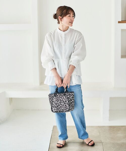 le.coeur blanc(ルクールブラン)の「TWIST HANDLE 2WAY TOTE(トートバッグ・レディース・ブラック系その他・FREE)」の7枚目の写真