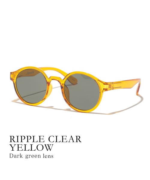 【Jugaad14】RIPPLE CLEAR yellow（サングラス）｜Jugaad14（ジュガードフォーティーン）