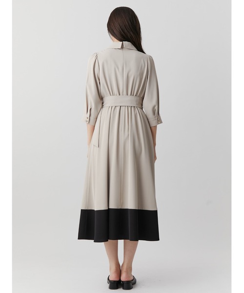 バイカラーカシュクールテーラードワンピースTONAL TONAL（トーナル）の「バイカラーカシュクールテーラード