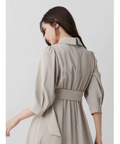 バイカラーカシュクールテーラードワンピースTONAL TONAL（トーナル）の「バイカラーカシュクールテーラード