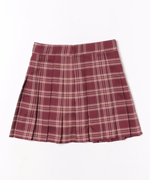 GEMEDA（ジェメダ）の「チェック柄ミニスカート（スカート・レディース・グレー/レッド・M/S）」の3枚目の写真