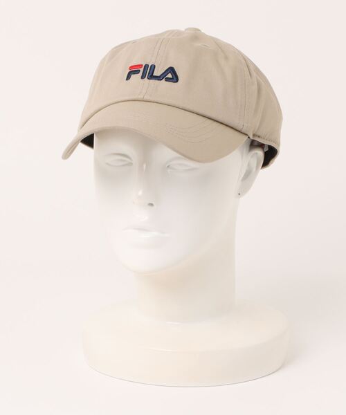 FILA（フィラ）の「【FILA/フィラ】ツイルキャップ 117113701（キャップ・メンズ・ブラック/ベージュ/ホワイト・FREE）」の3枚目の写真