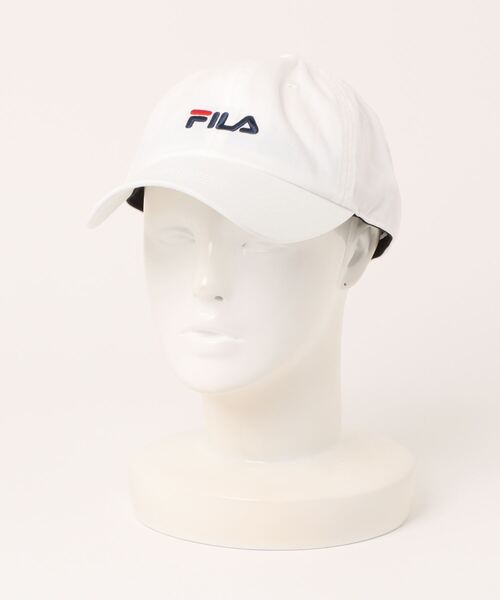 FILA（フィラ）の「【FILA/フィラ】ツイルキャップ 117113701（キャップ・メンズ・ブラック/ベージュ/ホワイト・FREE）」の2枚目の写真