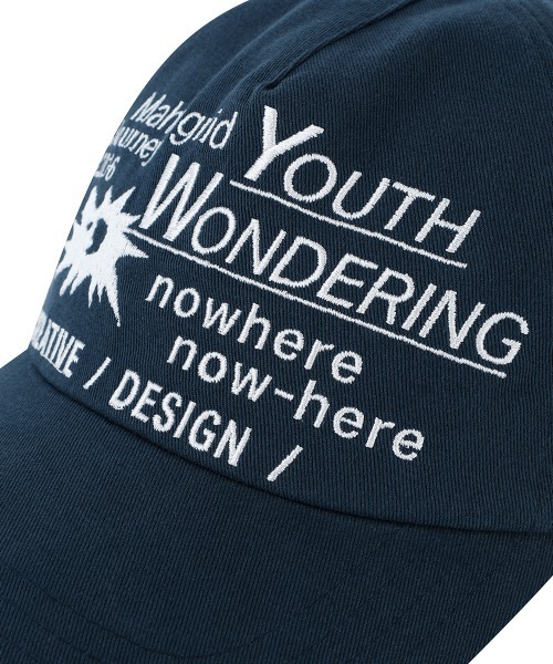 MAHAGRID(マハグリッド)の「『mahagrid/マハグリッド』 GOTHIC TYPO CAP/ゴシックタイポキャップ(キャップ・レディース・ブラック/ネイビー・FREE)」の13枚目の写真