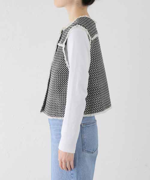 ジャーナルスタンダード　TWEED VEST ベスト　ブルゾン ジャーナルスタンダード TWEED VEST ベスト ブルゾン TWEED VEST