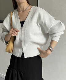 Thevon | ラメスポンジショートカーディガン(カーディガン/ボレロ)