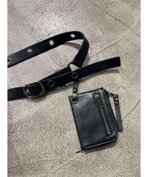 EMODA（エモダ）の「リングポーチチャームベルト（ベルト・レディース・ブラック・FREE）」の2枚目の写真
