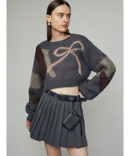 EMODA（エモダ）の「リングポーチチャームベルト（ベルト・レディース・ブラック・FREE）」の5枚目の写真