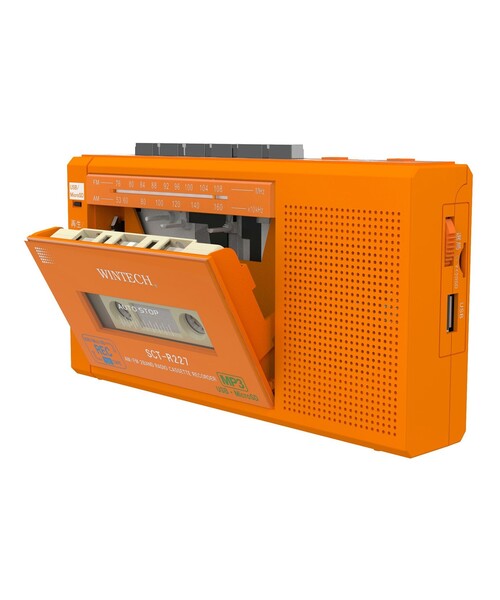 BEAMS RECORDS(ビームスレコーズ)の「WINTECH / MicroSD/USB録音対応モノラルラジカセ(スピーカー・メンズ・レッド/オレンジ・ONE SIZE)」の17枚目の写真