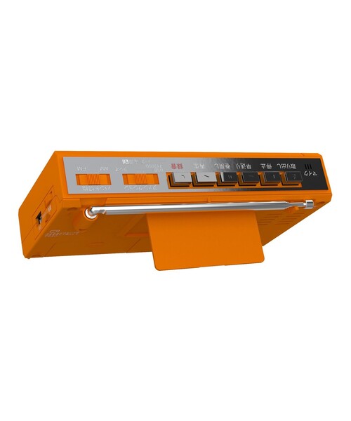 BEAMS RECORDS(ビームスレコーズ)の「WINTECH / MicroSD/USB録音対応モノラルラジカセ(スピーカー・メンズ・レッド/オレンジ・ONE SIZE)」の12枚目の写真