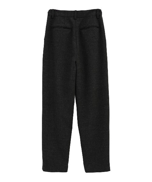 MANOF(マノフ)の「MELANGE TAPERED PANTS(スラックス・レディース・ベージュ/チャコールグレー・S/M)」の16枚目の写真