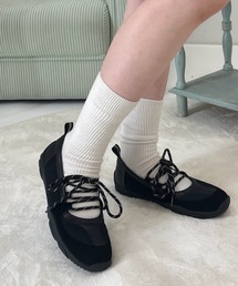 Birthday room | レースアップバレエフラットスニーカー / lace up ballet flat sneakers(スニーカー)