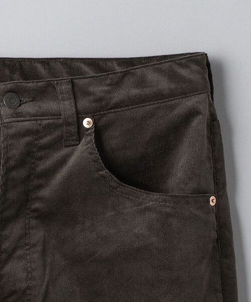 SCYE BASICS（サイベーシックス）の「＜Scye＞ SOLOTEX Corduroy Wide Leg Jeans/コーデュロイ ワイドレッグパンツ（その他パンツ・メンズ・ダークブラウン・27inch/29inch/31inch）」の3枚目の写真