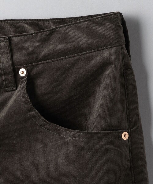 SCYE BASICS（サイベーシックス）の「＜Scye＞ SOLOTEX Corduroy Wide Leg Jeans/コーデュロイ ワイドレッグパンツ（その他パンツ・メンズ・ダークブラウン・27inch/29inch/31inch）」の4枚目の写真