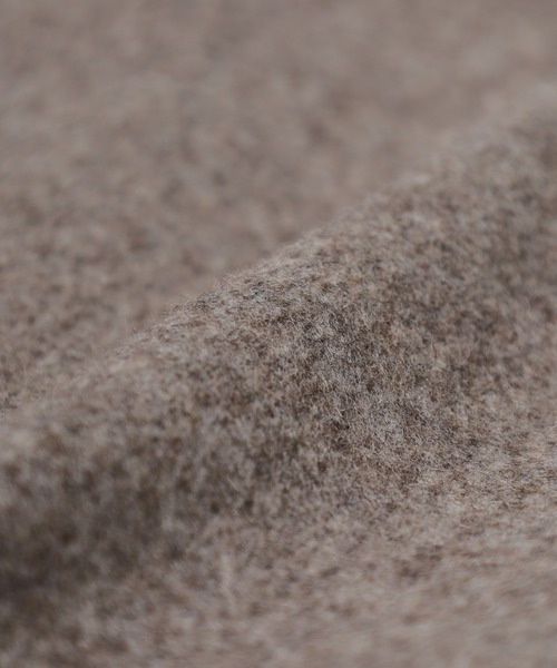 SUGGESTION（サジェッション）の「Classic melton stand jacket / クラシカル メルトン スタンドジャケット unisex（ブルゾン・メンズ・チェック/ブラック/グレイッシュベージュ・L/M）」の12枚目の写真