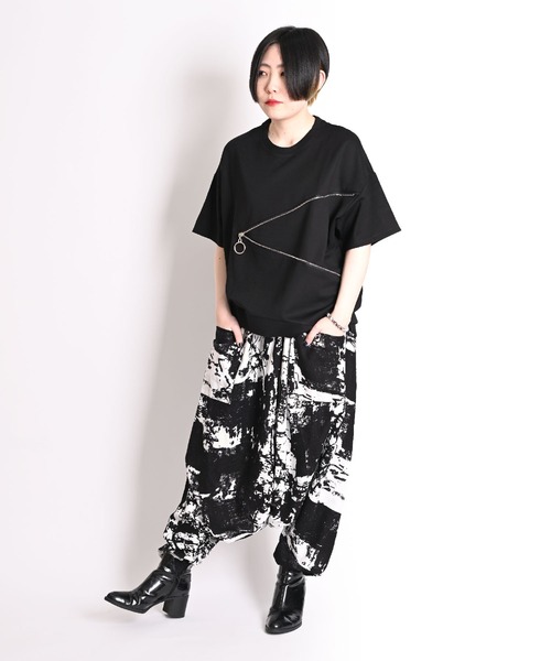 MARAI（マーライ）の「総柄 サルエルアラジンパンツ（その他パンツ・レディース・ブラック/ブラック系その他/ブルー/グリーン/グレー・FREE）」の6枚目の写真