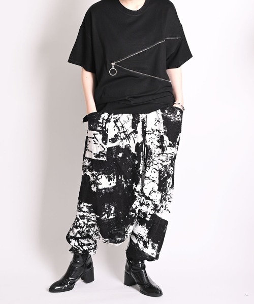 MARAI（マーライ）の「総柄 サルエルアラジンパンツ（その他パンツ・レディース・ブラック/ブラック系その他/ブルー/グリーン/グレー・FREE）」の7枚目の写真