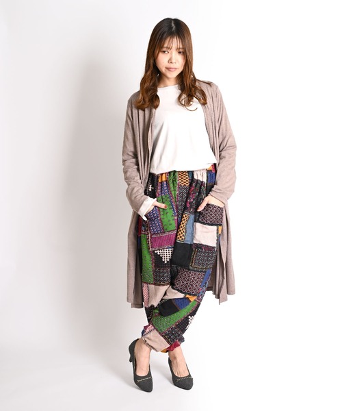 MARAI（マーライ）の「総柄 サルエルアラジンパンツ（その他パンツ・レディース・ブラック/ブラック系その他/ブルー/グリーン/グレー・FREE）」の13枚目の写真