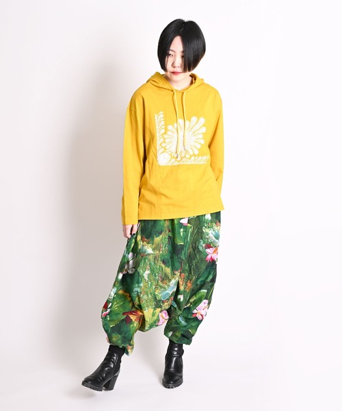 MARAI（マーライ）の「総柄 サルエルアラジンパンツ（その他パンツ・レディース・ブラック/ブラック系その他/ブルー/グリーン/グレー・FREE）」の22枚目の写真