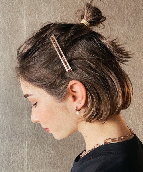 スクエアヘアクリップ