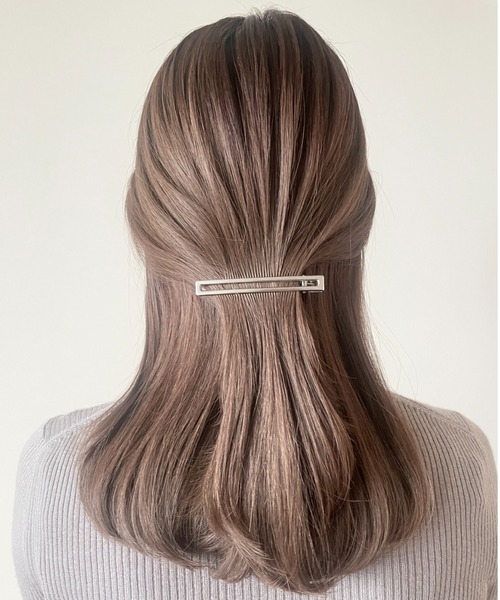 スクエアヘアクリップ
