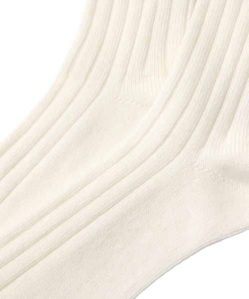ZUCCa(ズッカ)の「エンブロイダリーロゴソックス / ソックス / S(ソックス/靴下・メンズ・ホワイト/ブラック・M size)」の4枚目の写真
