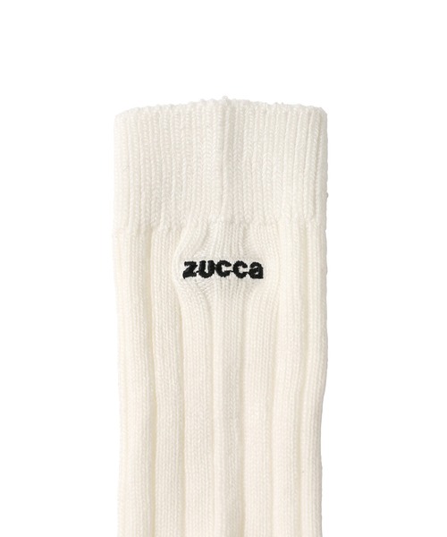 ZUCCa(ズッカ)の「エンブロイダリーロゴソックス / ソックス / S(ソックス/靴下・メンズ・ホワイト/ブラック・M size)」の5枚目の写真