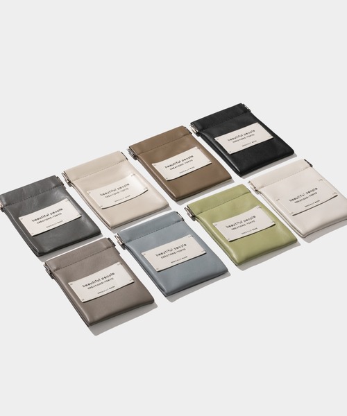 大人気★beautiful people color leather small case★シンプル color leather small case – beautiful people online store